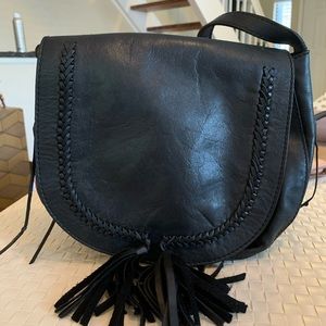 Lucky Brand Black Leather Crossbody